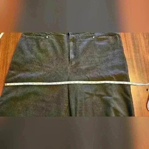 Cider Black Wide Leg High Rise Jeans Size 3X EUC - Picture 7 of 9